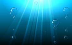 海底水泡向上浮动flash动画