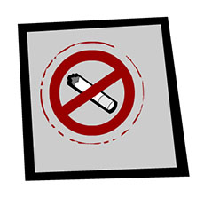 禁止吸烟标志flash动画