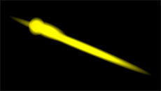 黄色剑光特效flash动画