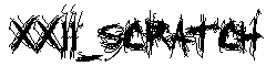 XXII_SCRATCH字体