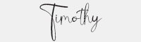 Timothy-Sign字体