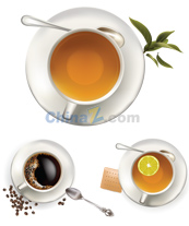 休闲咖啡茶饮矢量素材