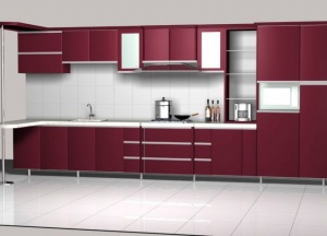 厨房整体橱柜3D模型