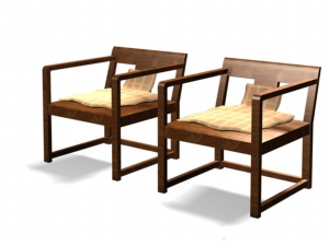 中式椅子3D模型设计