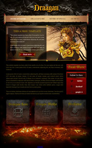 游戏行业网页模板