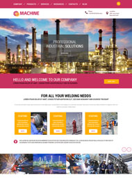 钢铁行业公司网站模板