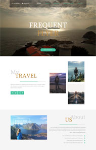 CSS3大气视频旅行网站模板