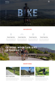 共享单车公司网站模板下载