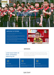 学校教育门户网站模板