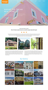 房屋外观设计公司网站模板