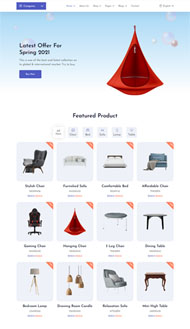 欧式家具电子商务网站模板