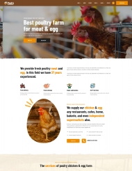 家禽养殖场响应式宣传网站模板