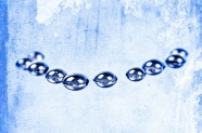 蓝色水珠喷绘背景图片