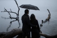 雨中非主流爱情图片