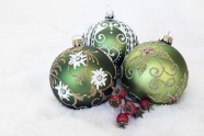圣诞装饰彩球素材图片