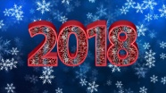2018数字新年设计图片