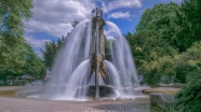 公园喷泉图片素材