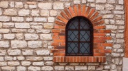 石墙窗口背景图片