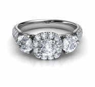 订婚钻石戒指图片