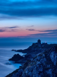 海岛黄昏唯美风景图片