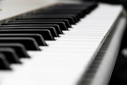 钢琴琴键图片黑白图片