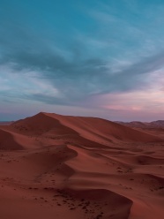 沙漠沙丘唯美风景图片