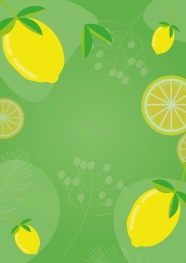 夏日柠檬味背景图片