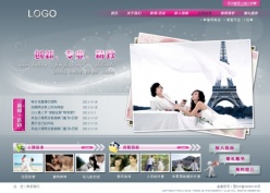 婚纱摄影公司网站设计PSD