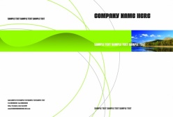 旅行社画册封面PSD设计
