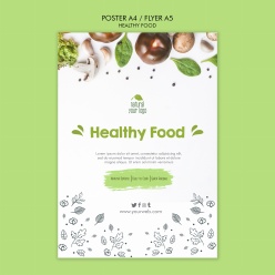 健康食品海报模板设计