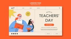 世界教师日模板设计PSD