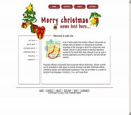 圣诞节网站模板