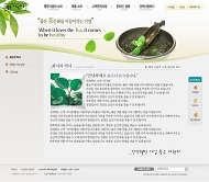 韩国茶叶模板