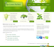 绿色家园CSS网页模板