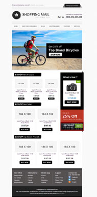 购物邮件HTML5模板