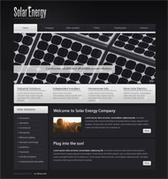 太阳能公司CSS网页模板