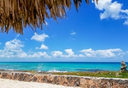 蓝色加勒比海风景图片