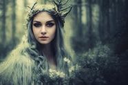 美丽的森林精灵女王图片