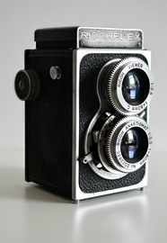 复古黑白风格古董相机图片