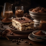 提拉米苏巧克力蛋糕图片