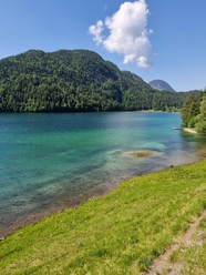 奥地利温特施泰因湖风景图片