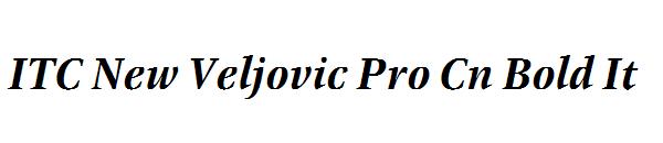 ITC New Veljovic Pro Cn Bold It