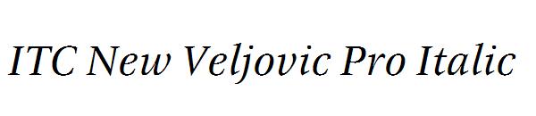 ITC New Veljovic Pro Italic