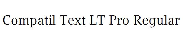 Compatil Text LT Pro Regular