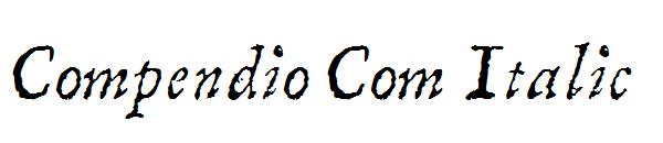 Compendio Com Italic