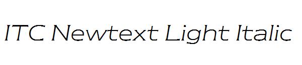 ITC Newtext Light Italic