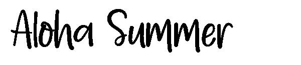 Aloha Summer字体