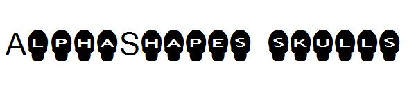 AlphaShapes skulls字体