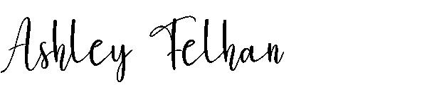 Ashley Felhan字体