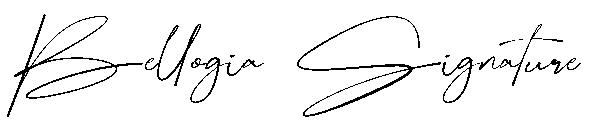 Bellogia Signature字体
